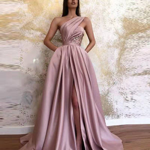Split-Front Off-the-Shoulder Dresses