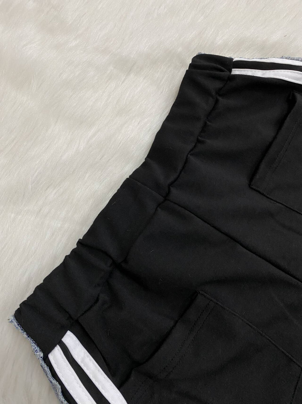Denim Patchwork Relaxed Straight-Leg Pants