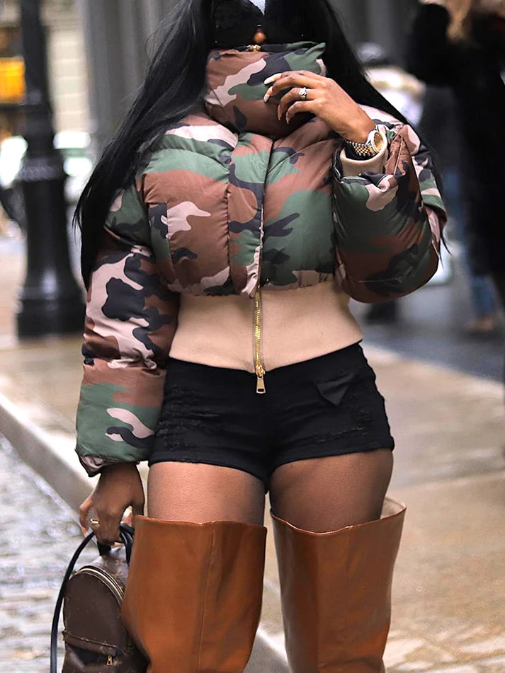Camo Puffer Jackets
