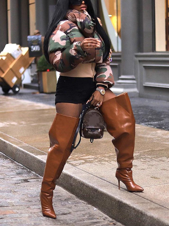 Camo Puffer Jackets