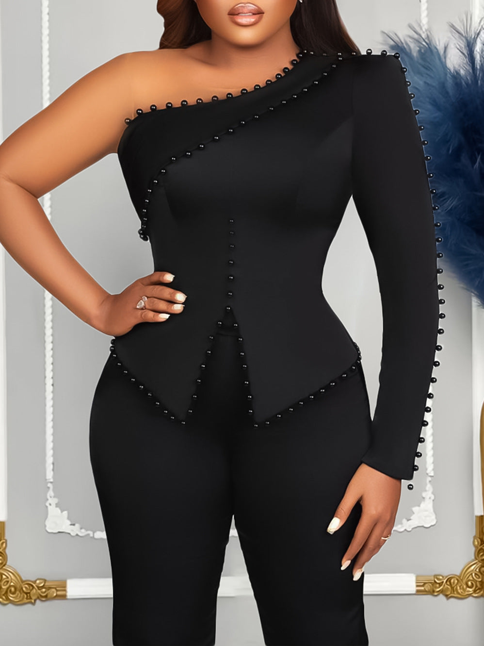 Off-Shoulder Beaded Sets