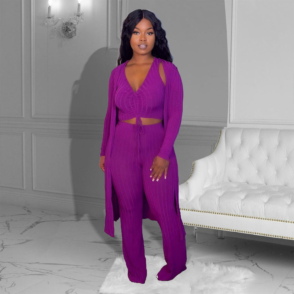 Sexy Long-Sleeve Custom-Fit Fashionable Slim-Fit Set