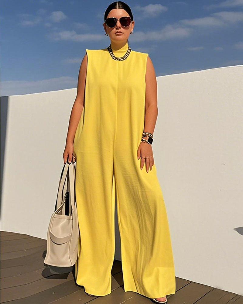 Adelicia Jumpsuit Yellow