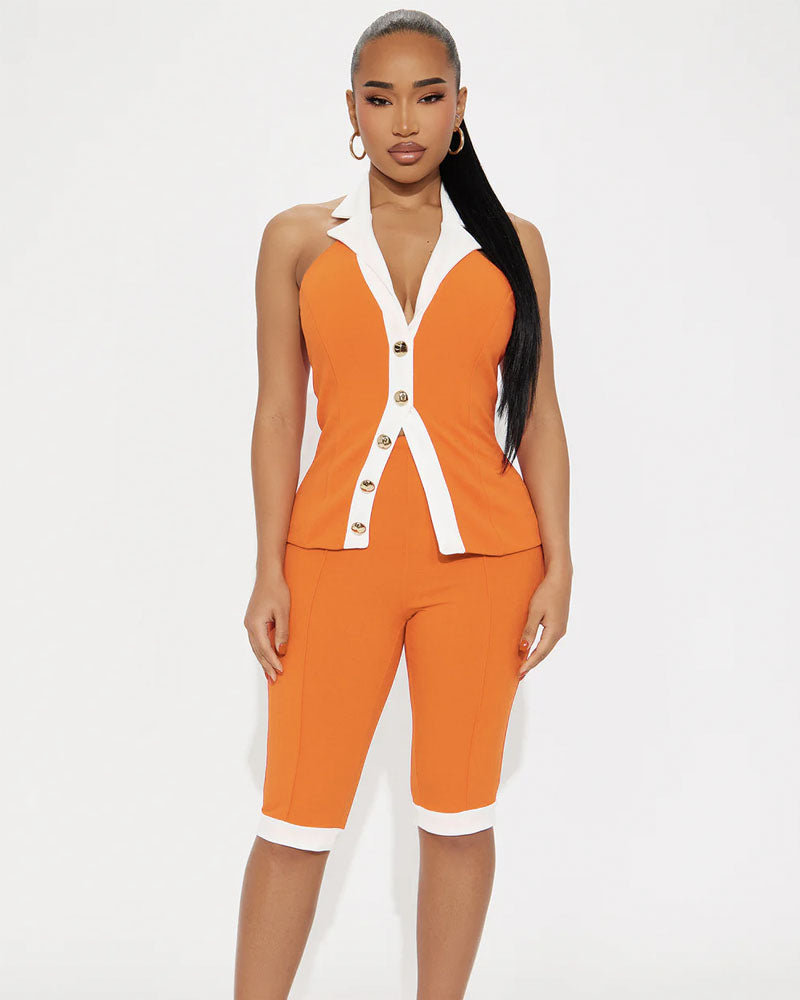 All Around Capri Set Orange