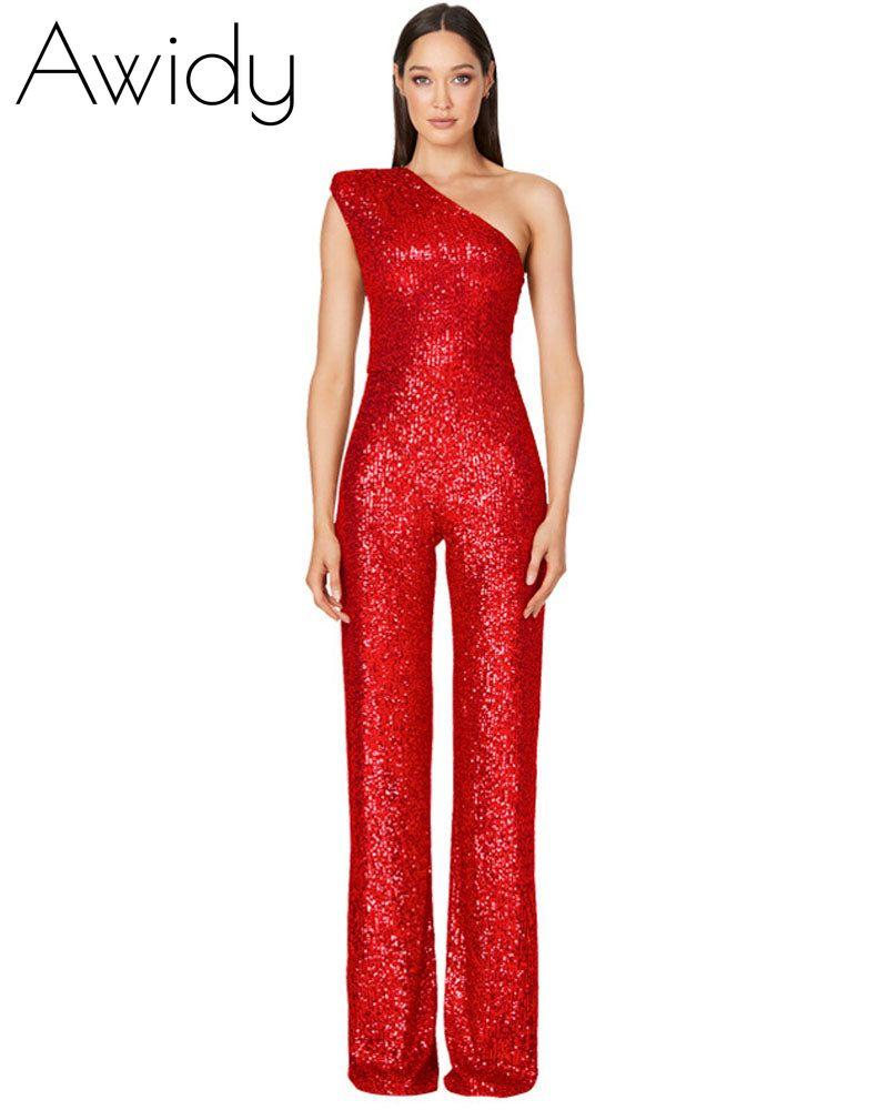Ashley Lauren Sequin Jumpsuit