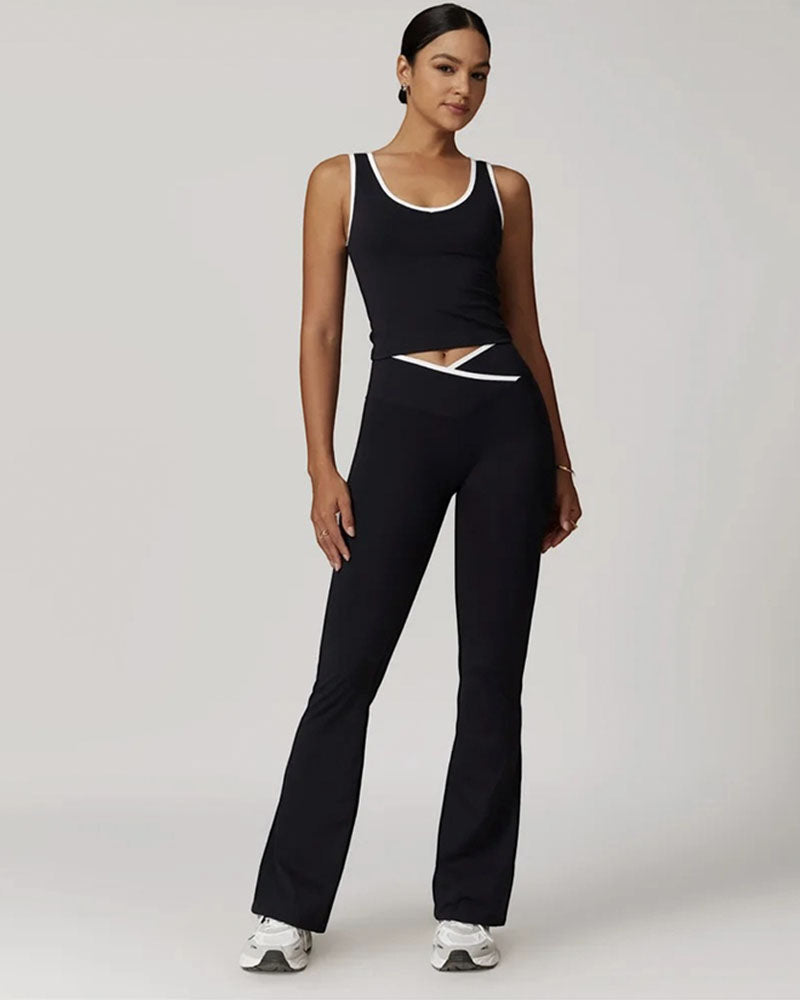 Aura Tank & Legging Set Black
