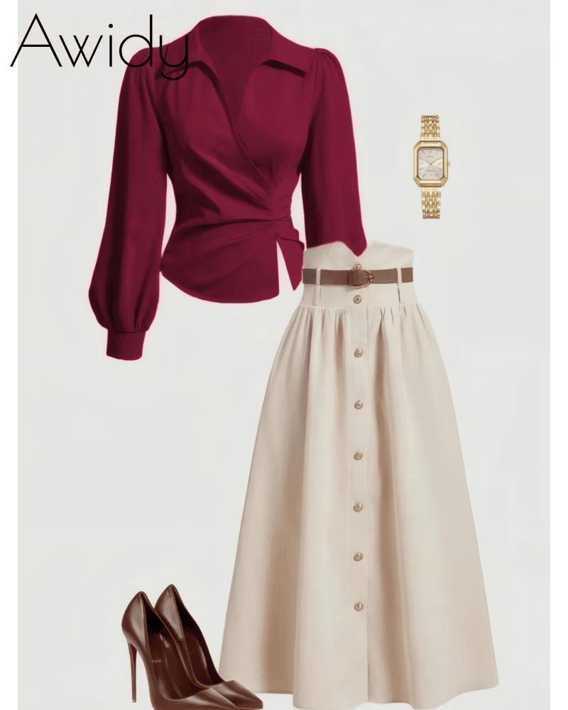 Enid Blouse Skirt Set