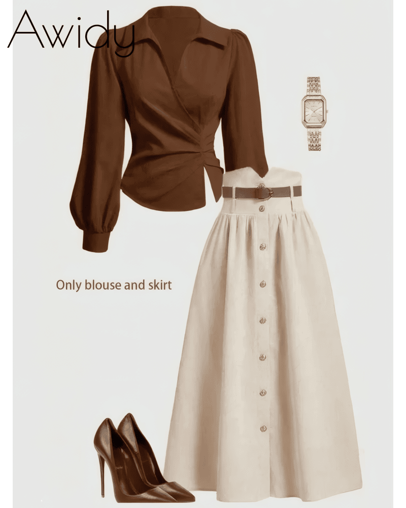 Enid Blouse Skirt Set