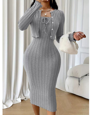 Azure Drift  Dress Set