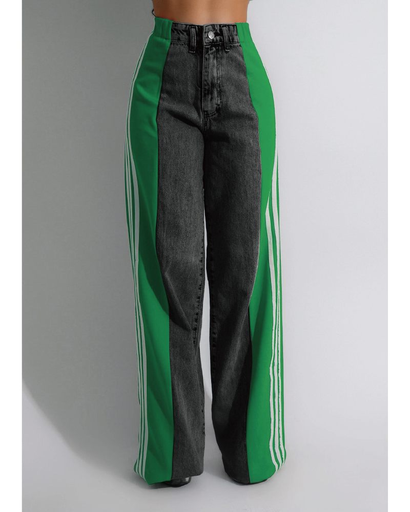 Spice Gyrl Jeans BK-Green