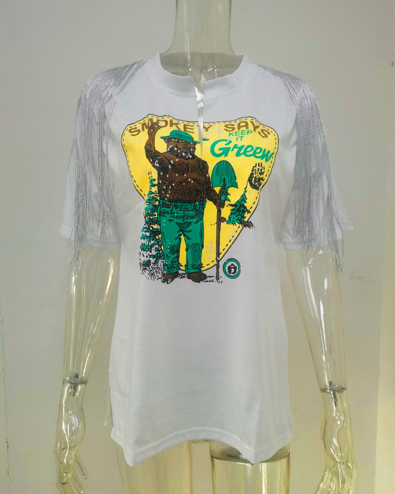 Bad Girl T Shirt White