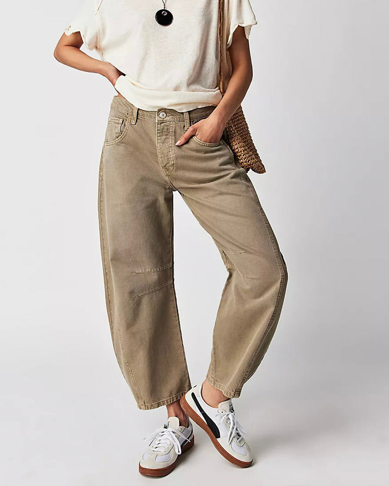 Barrel Jeans Khaki