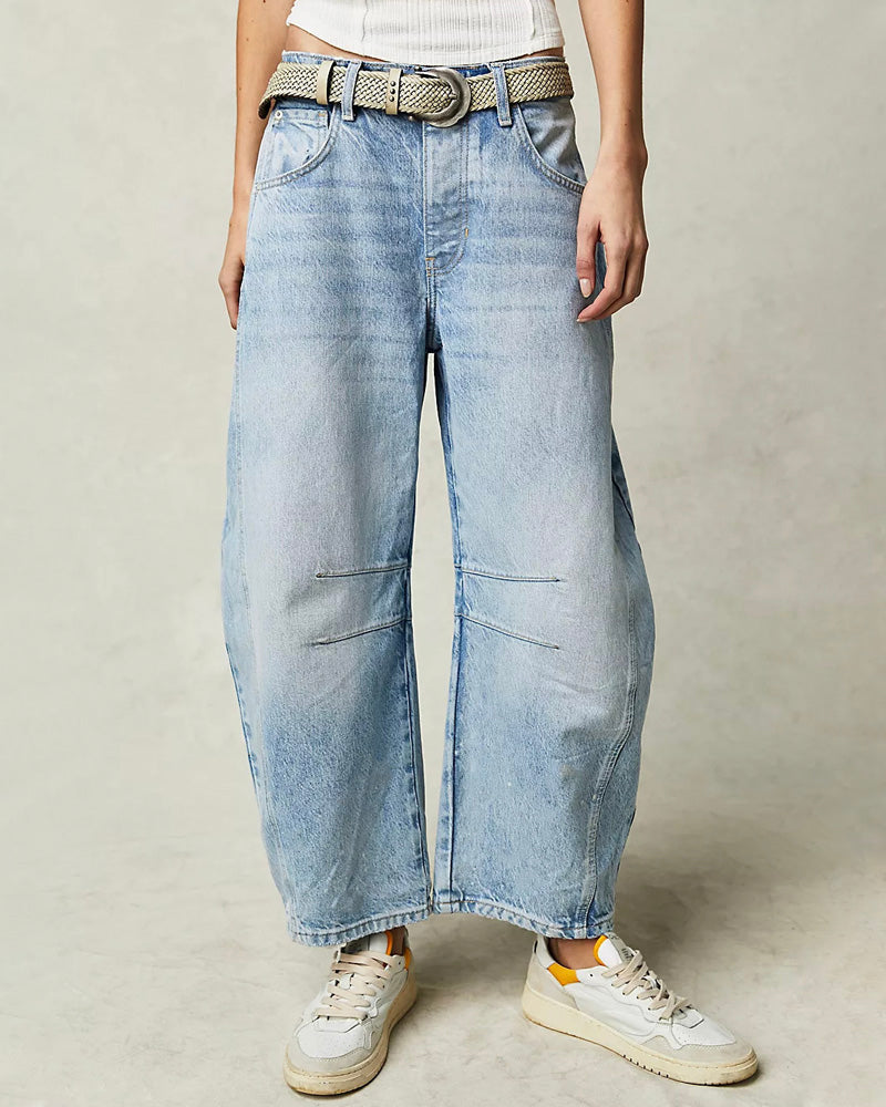 Barrel Jeans Light Denim Blue