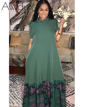 Be Untamed Maxi Dress ArmyGreen