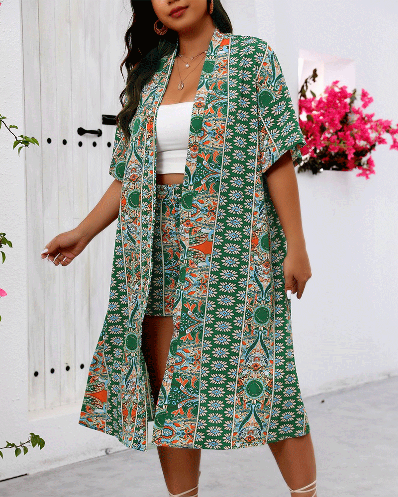Blossom Breeze Kimono Set