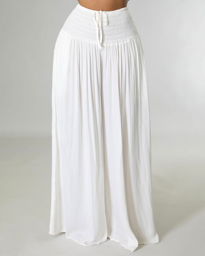 Bootylicious Palazzo Pants WHITE