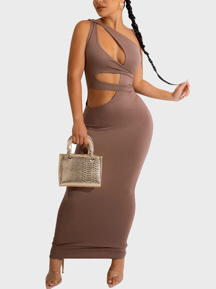 Cutout Bodycon Midi Dress