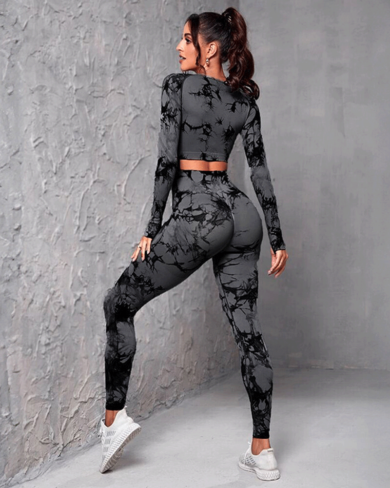 Butt Shaping Sporty Set Grey