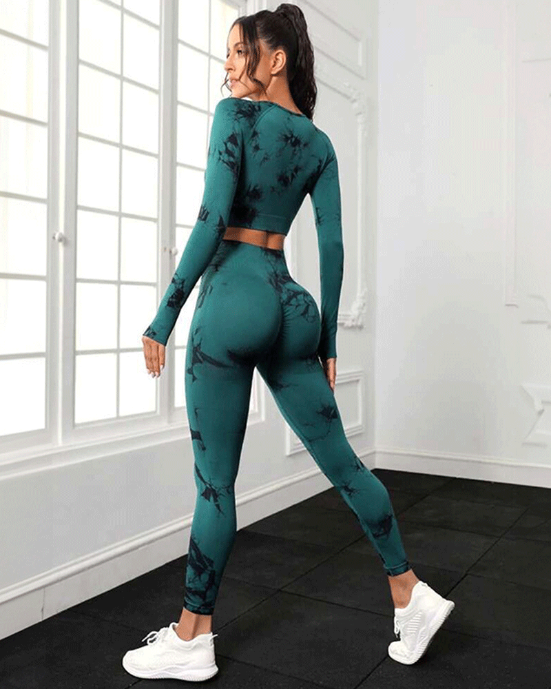 Butt Shaping Sporty Set Emerald Green