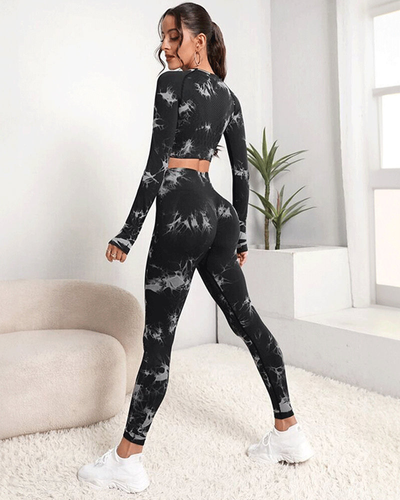 Butt Shaping Sporty Set Black