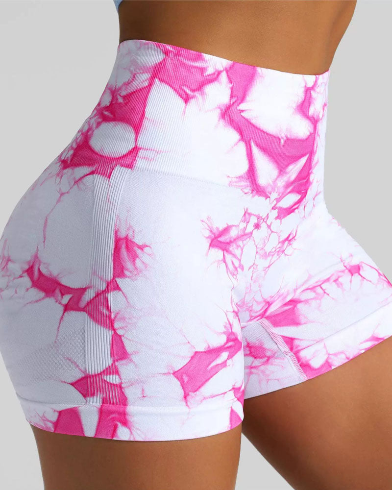 Butt Lifting Gym Shorts Pink