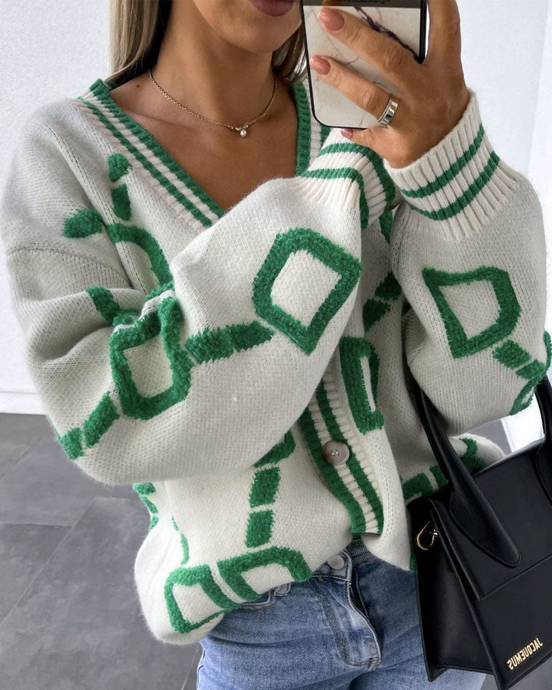 Button Up Cardigan Sweater