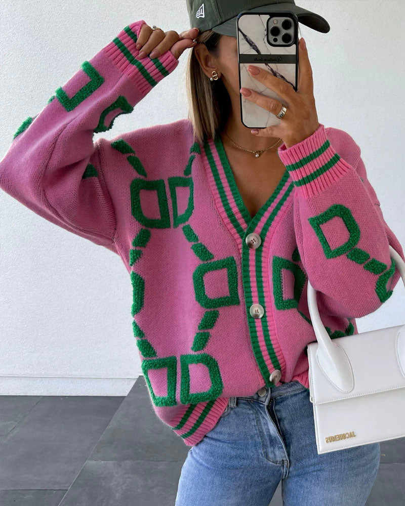 Button Up Cardigan Sweater