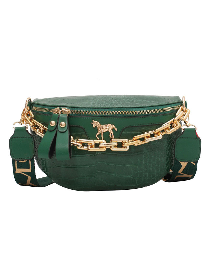 Mila Fanny Pack Bag Deep Green