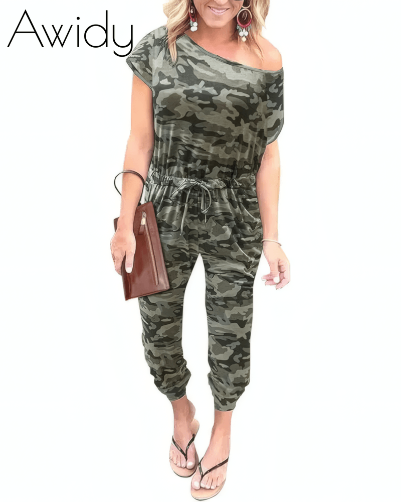 Drop Shoulder Jumpsuit