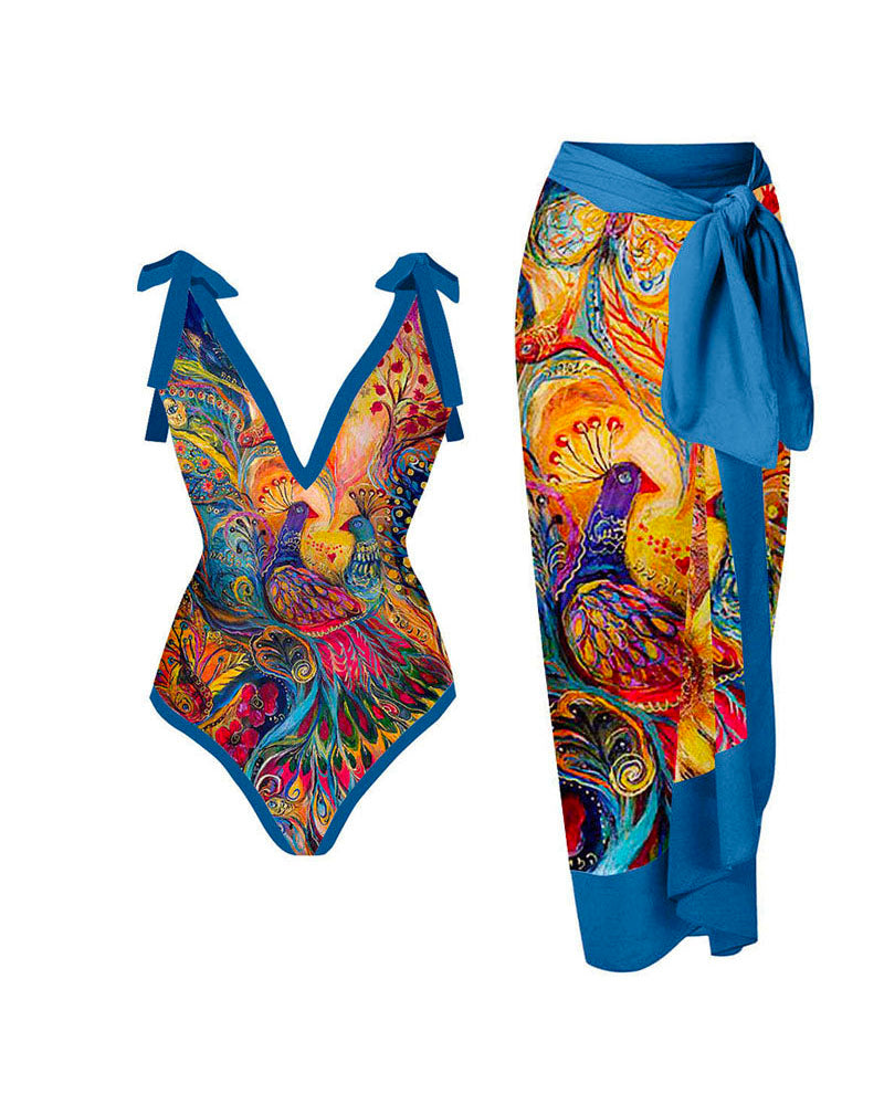 Capri Summers Swim Set Blue527