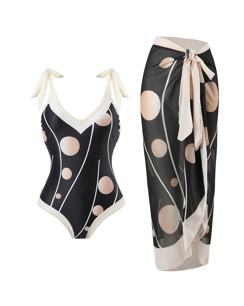 Capri Summers Swim Set BlackCircle