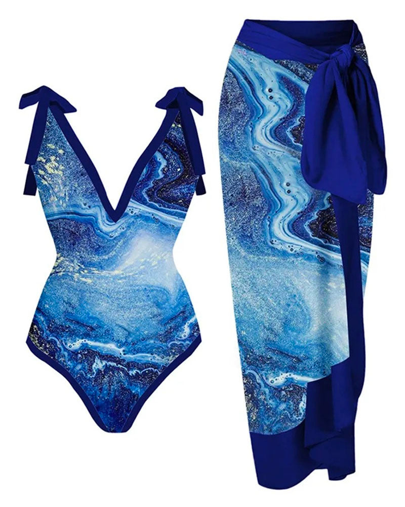 Capri Summers Swim Set BlueLX603