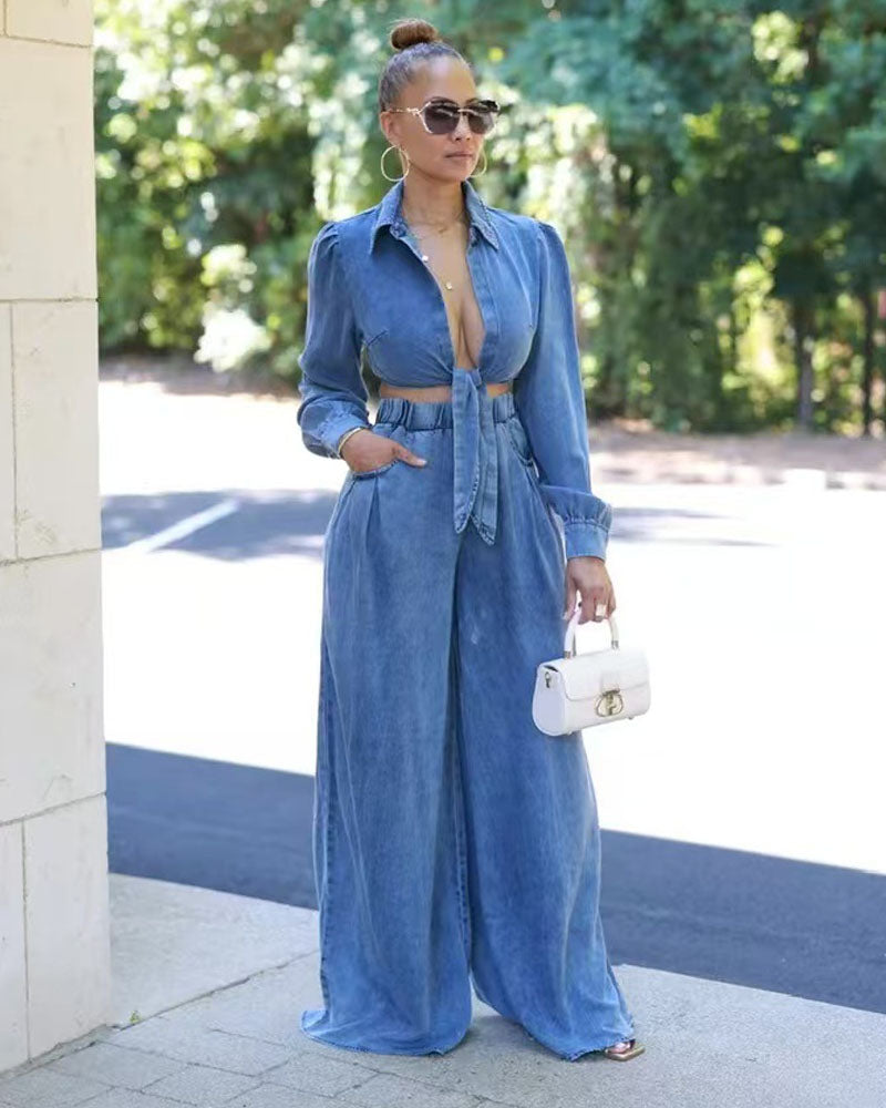 Casual & Sexy Denim Set