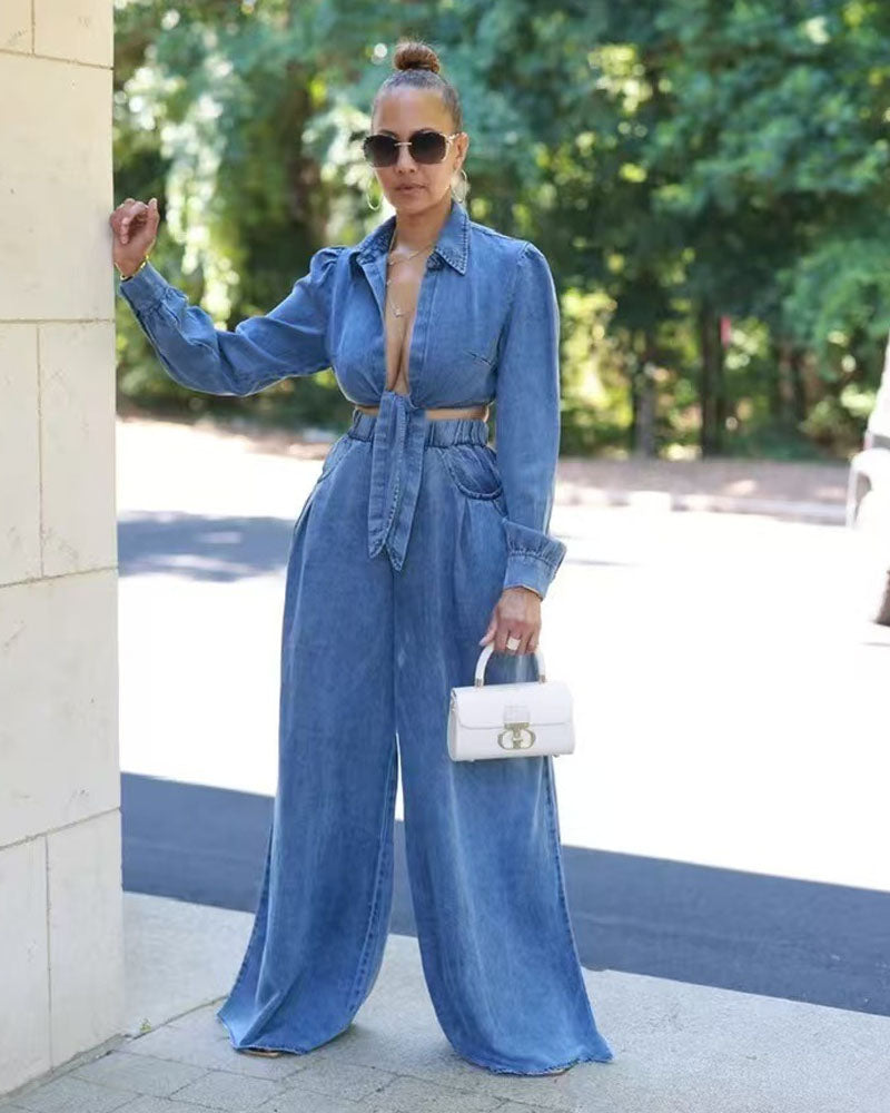 Casual & Sexy Denim Set