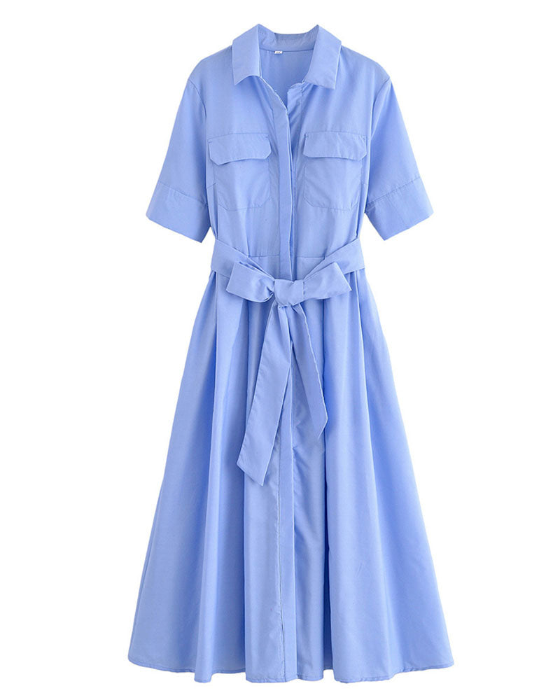 Class Me Up Shirt Dress