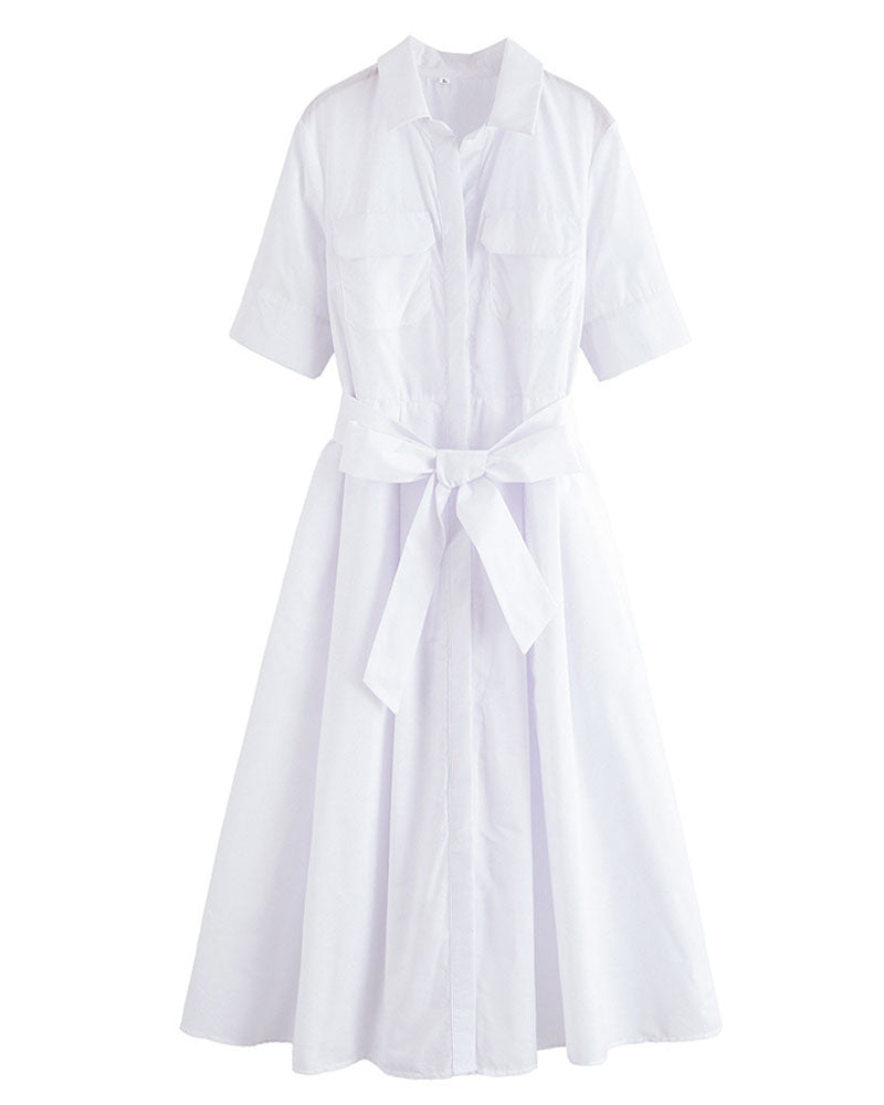 Class Me Up Shirt Dress