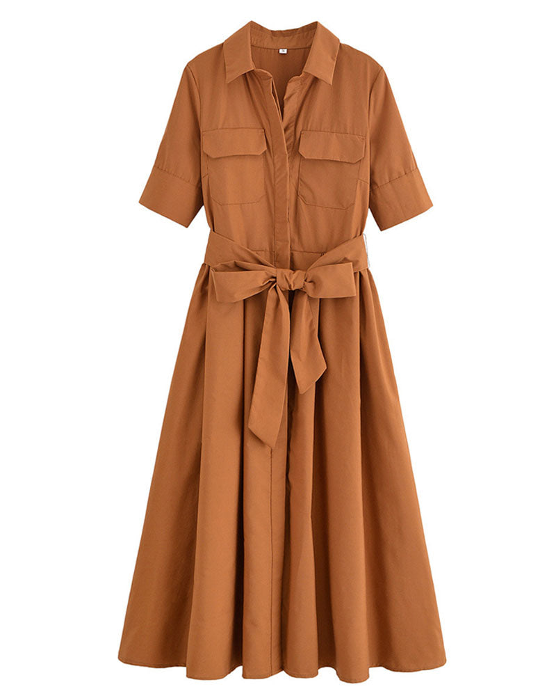 Class Me Up Shirt Dress