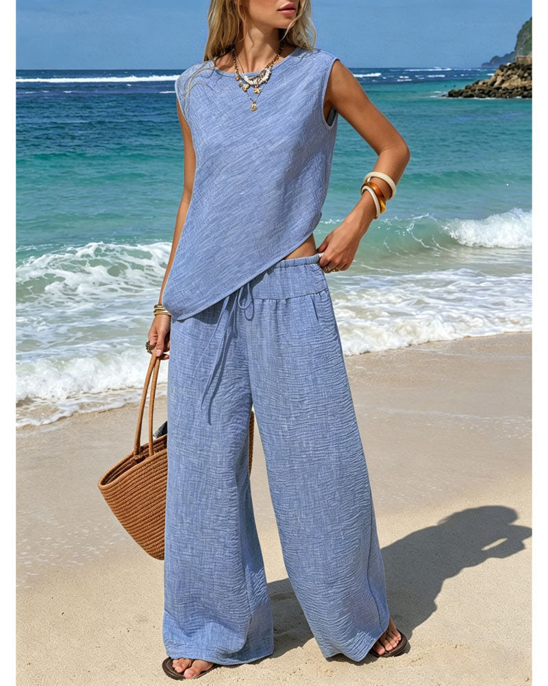 Coastal Drift Pants Set