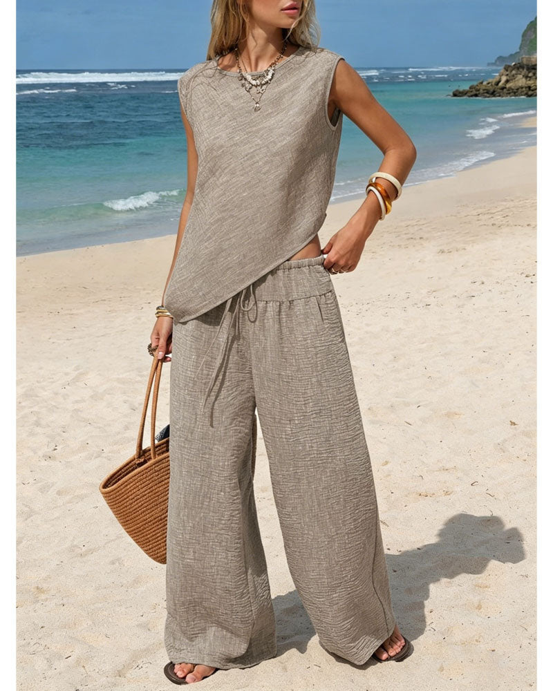 Coastal Drift Pants Set