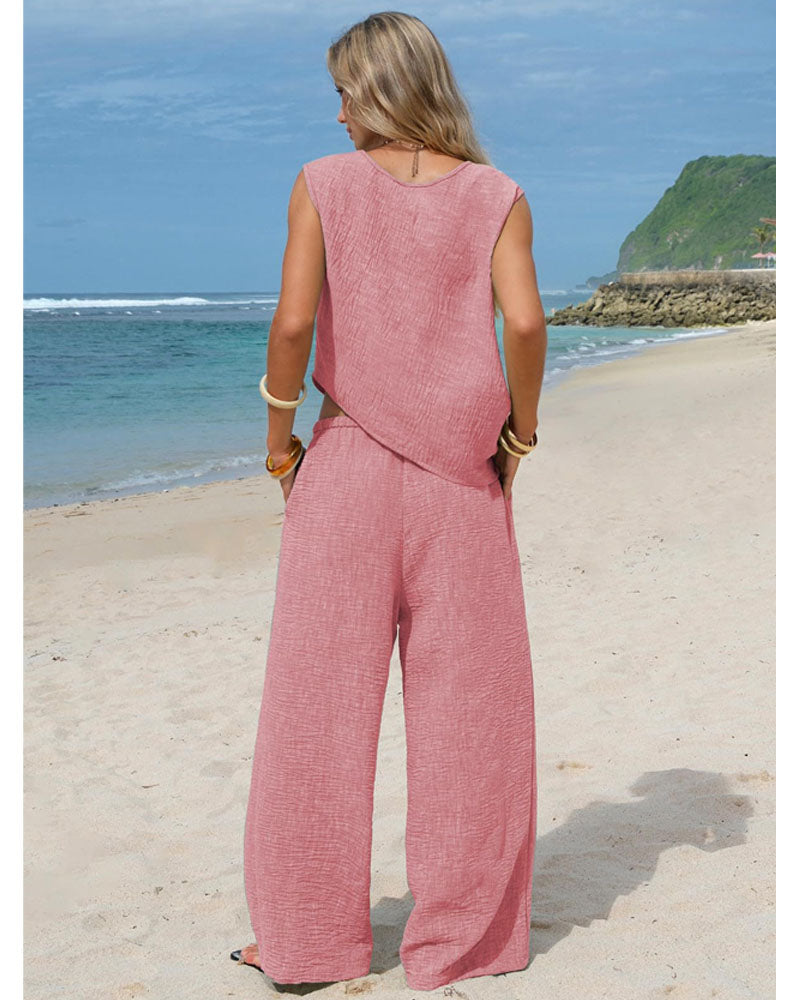 Coastal Drift Pants Set