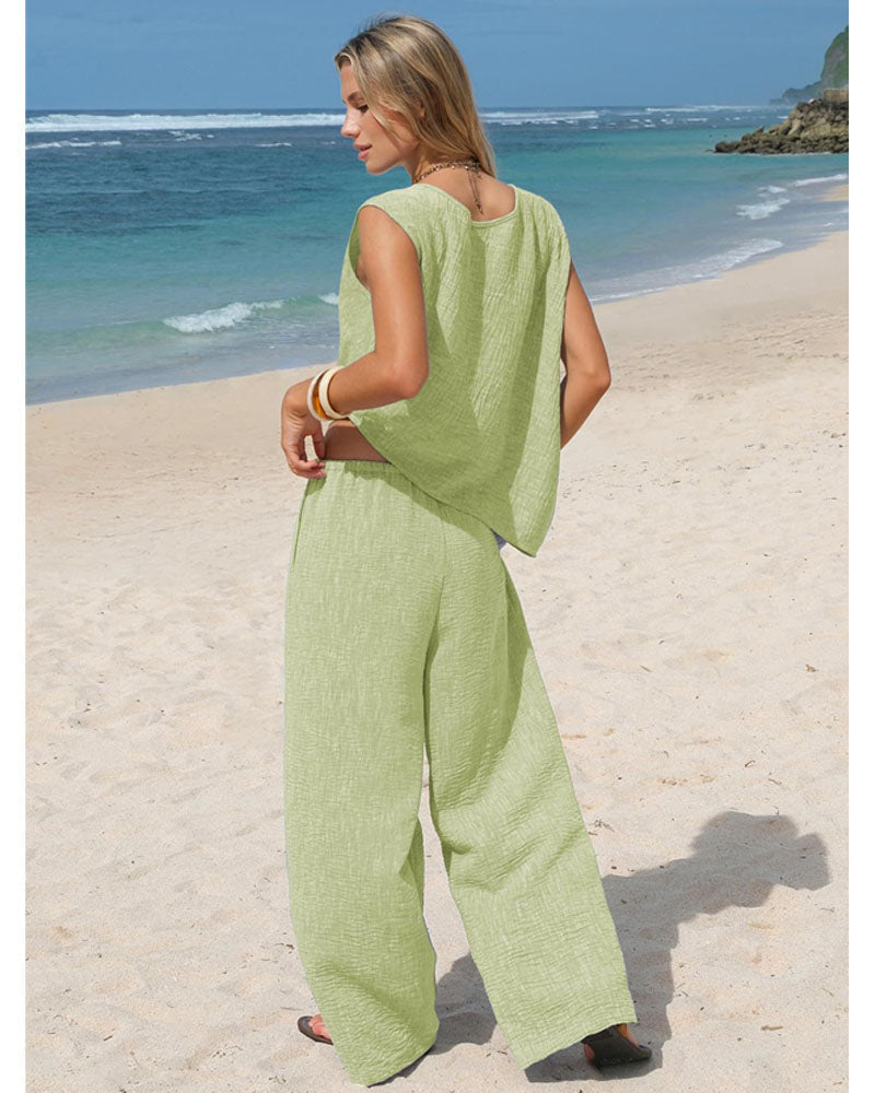 Coastal Drift Pants Set