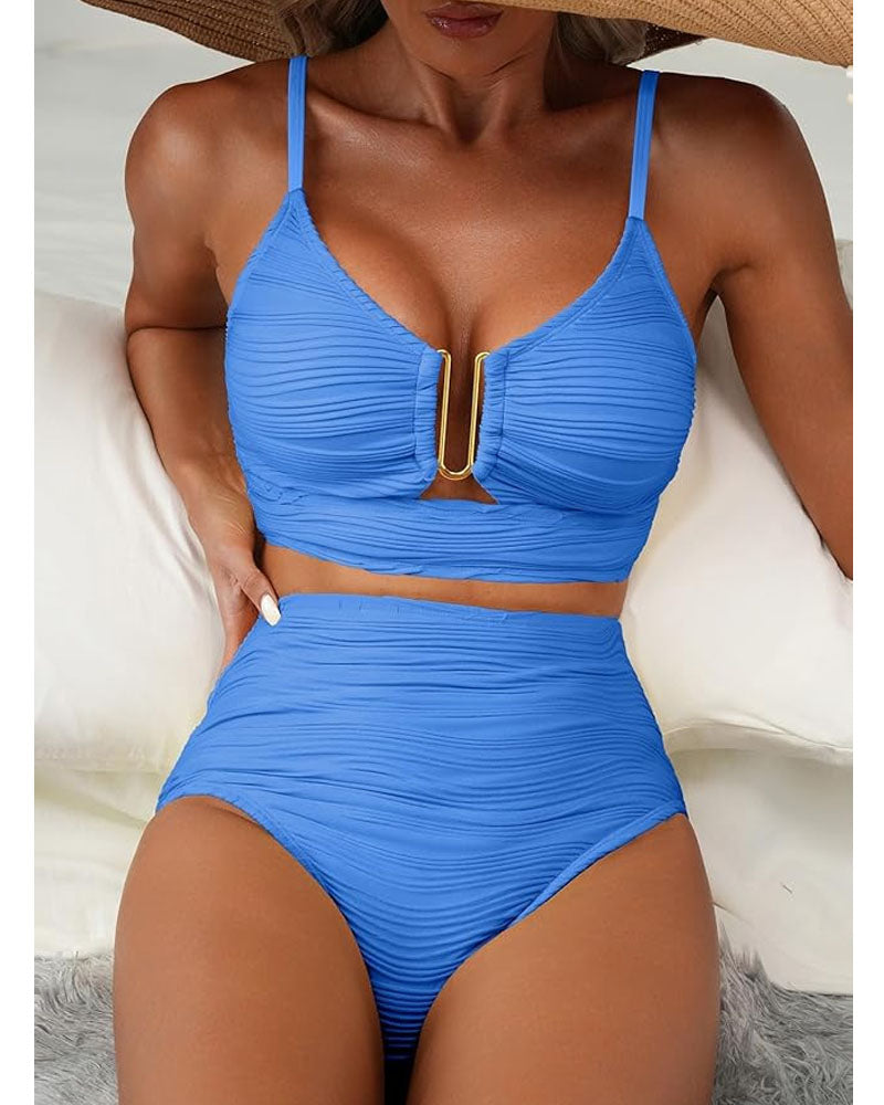 Coconut Vibes Only Swimsuit Sky Blue