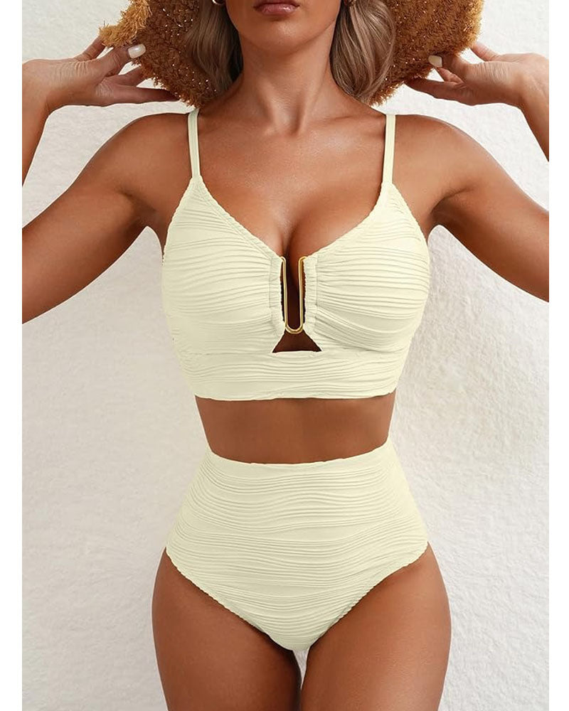 Coconut Vibes Only Swimsuit Beige