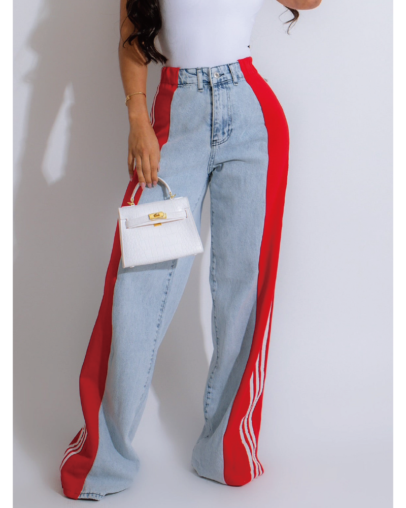 Spice Gyrl Jeans DENIM-Red