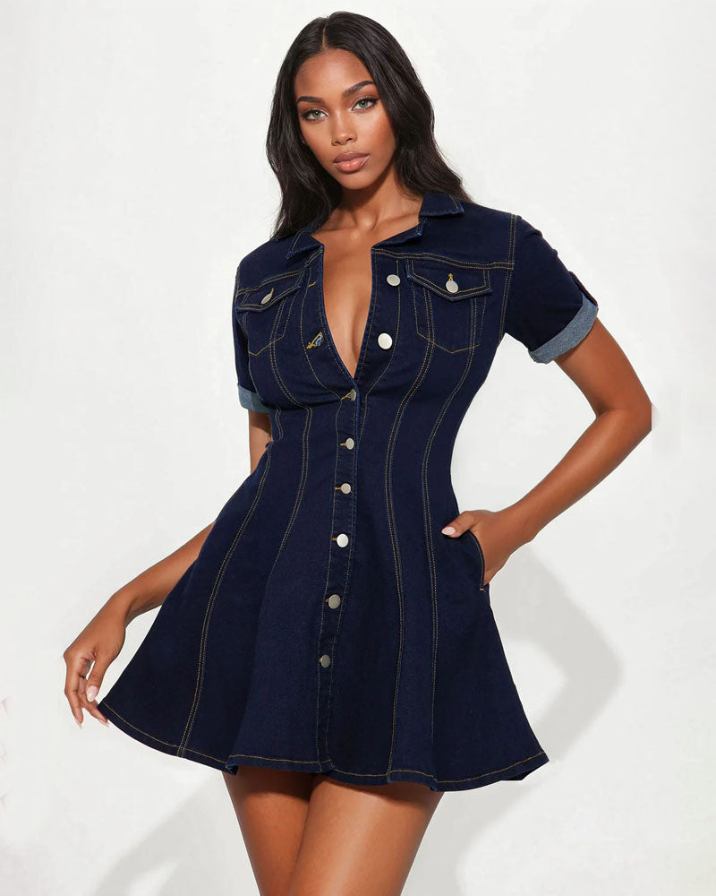 Daylight Darling Denim Mini Dress
