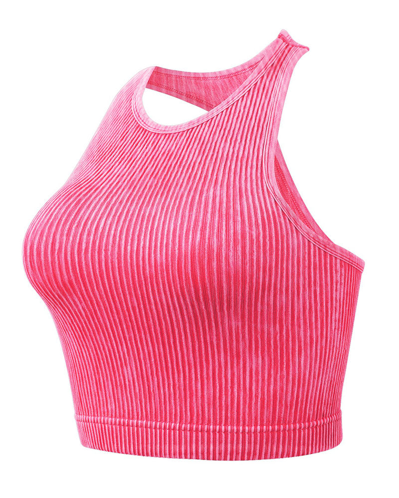 Demy Tank Top Hot Pink