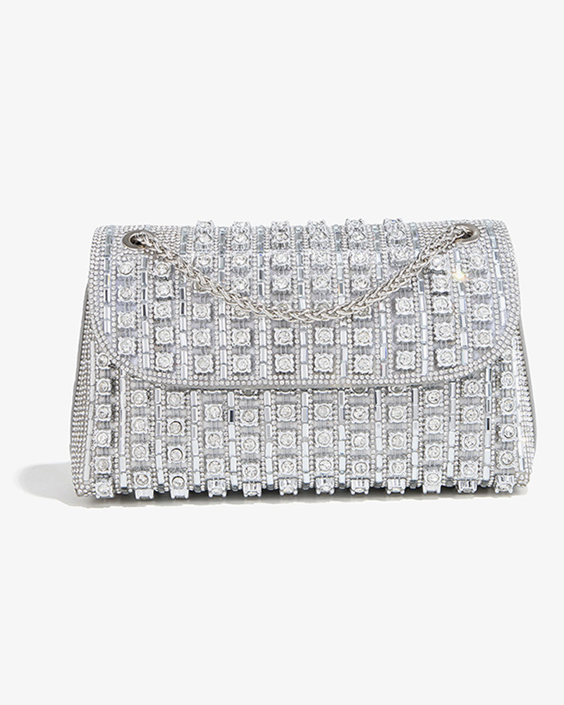 Rhinestone Luxury Bag Diamond-silver