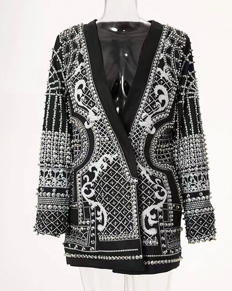 Dole Pearl Blazer Dress (Priced at 35% OFF) Silver
