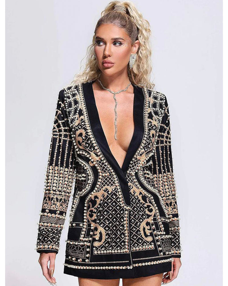 Dole Pearl Blazer Dress (Priced at 35% OFF) Ginger