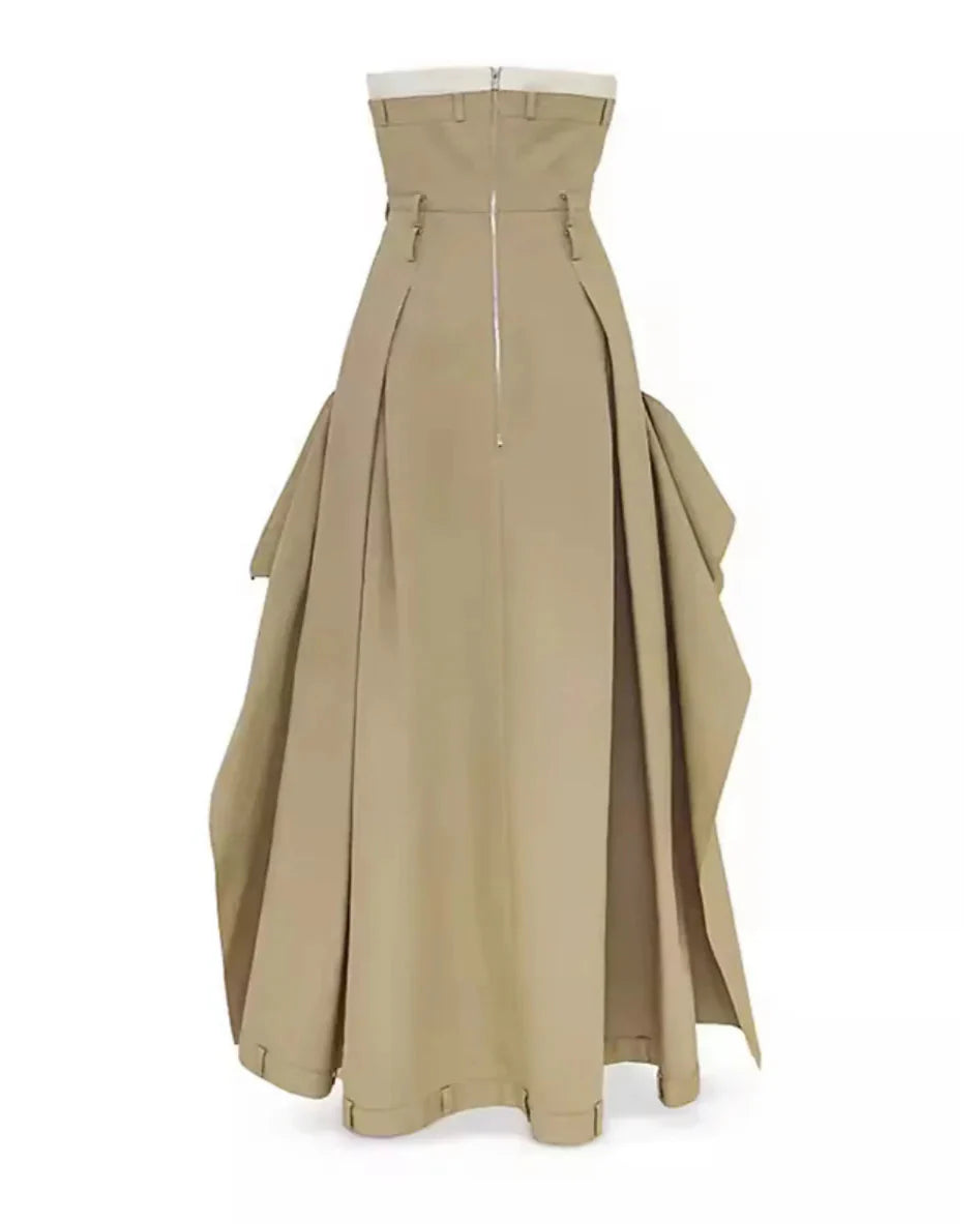 Trenchcoat-Buistierkleid